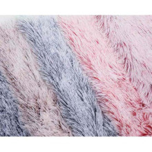 Tissu en peluche de gradient personnalisé Fautes 100% polyester PV PV pour robe de manteau de veste